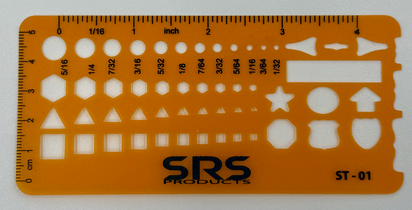 SRS Pocket Field Template – Essential Drafting Tool for Surveyors & Tradesmen (ST-01)